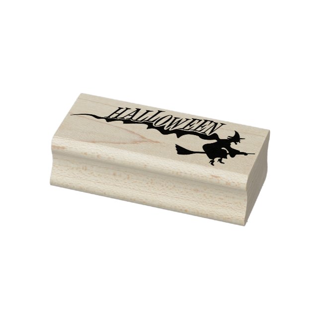 Happy Halloween Silhouette Art Briefmarke Gummistempel (Stempel)