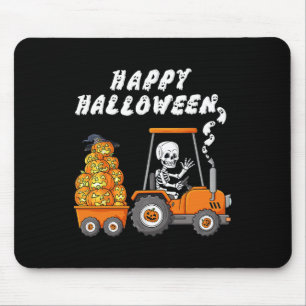 Happy Halloween Skeleton Reitlehrer Jungs Kinder Mousepad