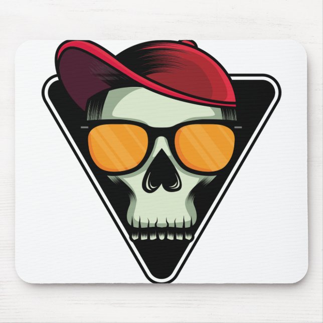 Happy Halloween Skull Mousepad (Vorne)