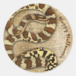 Happy Halloween Snakes Sticker