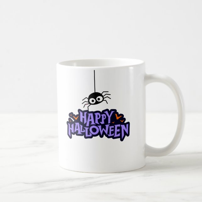 Happy Halloween Spider Kaffeetasse (Rechts)