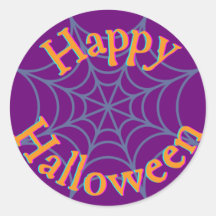 Happy Halloween Spider Web