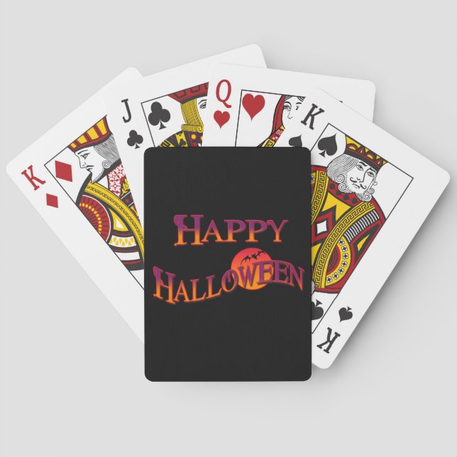 Happy Halloween Spielkarten (Rückseite)