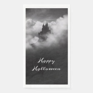 Happy Halloween Spooky Castle Party Serviette