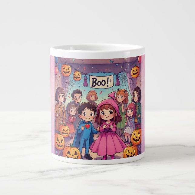 Happy Halloween,Spooky Fun For Kids Specialty Mug Jumbo-Tasse (Vorderseite)