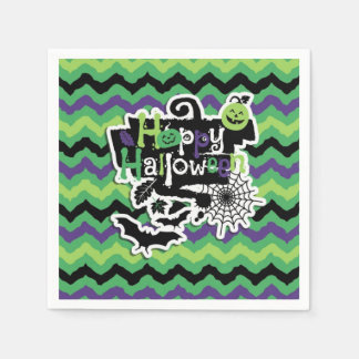 Happy Halloween Spooky Fun Serviette