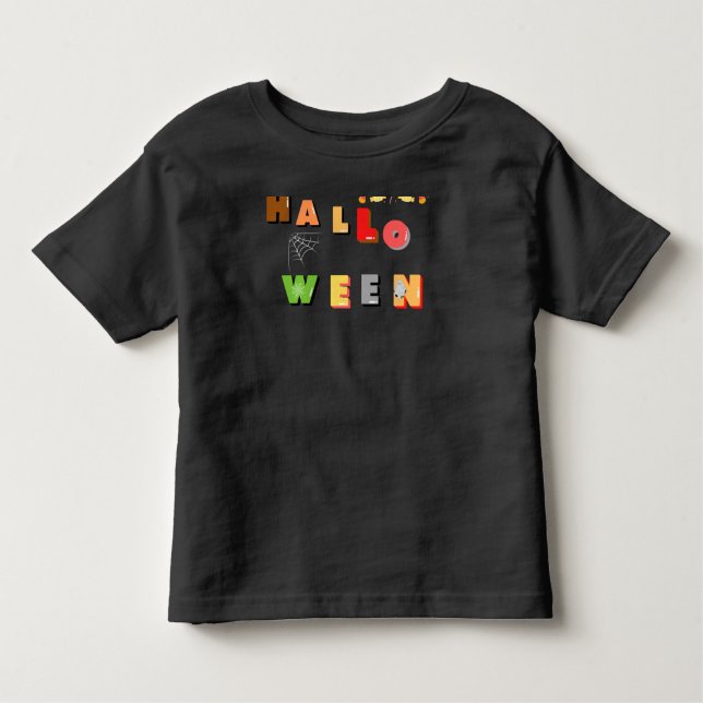 Happy Halloween Spooky Kleinkind T-shirt (Vorderseite)