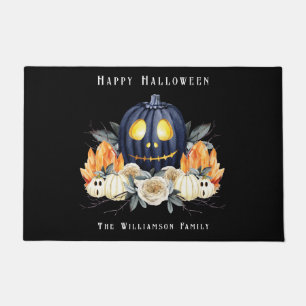 Happy Halloween Spooky Samhain Pumpkins Crystals Fußmatte