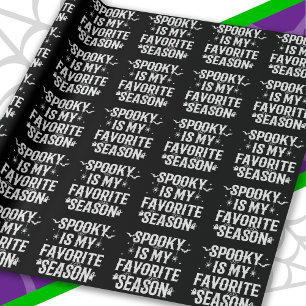 Happy Halloween Spooky Season Funny Halloween Geschenkpapier
