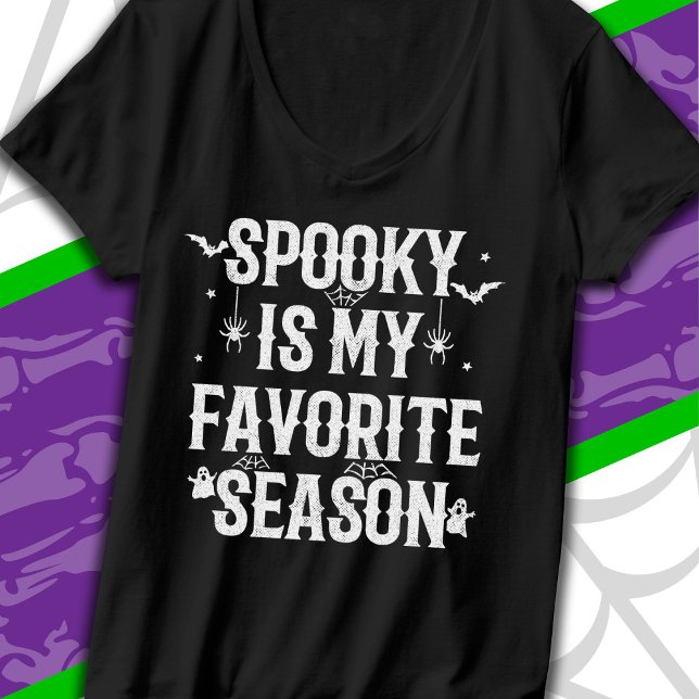 Happy Halloween Spooky Season Funny Halloween T-Shirt (Von Creator hochgeladen)