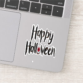 Happy halloween spooky sticker