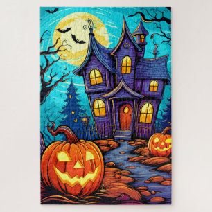Happy Halloween - Spuk Haus Puzzle