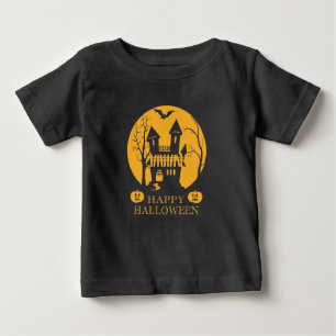 Happy Halloween Spuk House Baby T-shirt