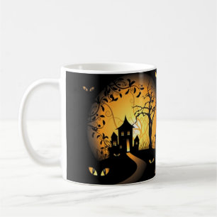 Happy Halloween Spuk House Creepy Spooky Tasse