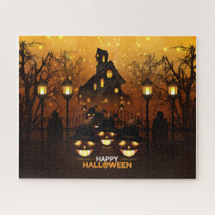 Happy Halloween Spuk House Jigsaw Puzzle