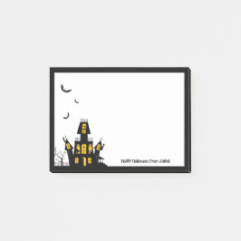 Happy Halloween Spuk House Personalisiert Post-it Klebezettel