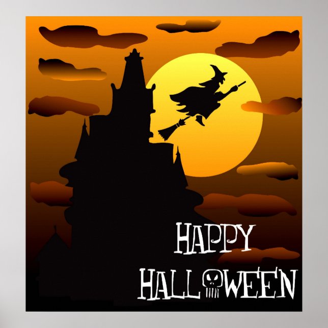 Happy Halloween Spuk House Poster 2 (Vorne)