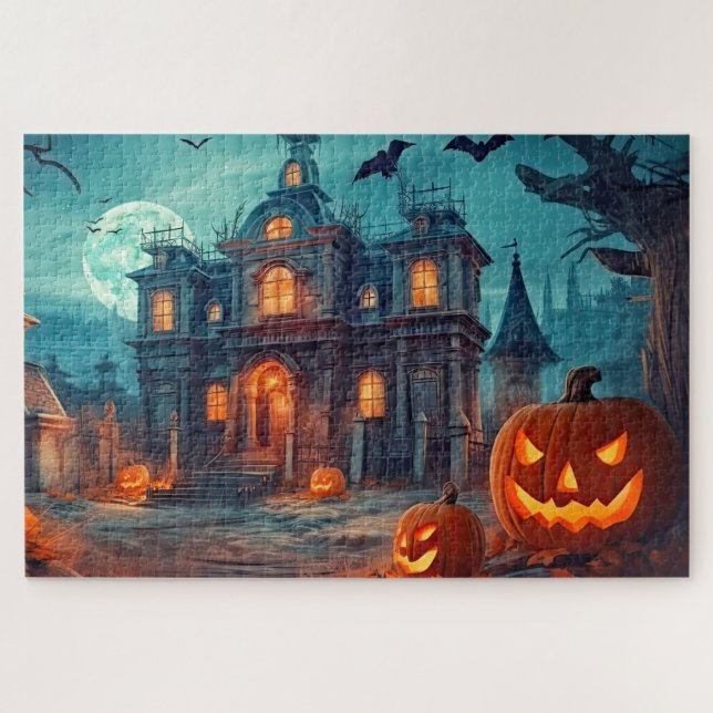 Happy Halloween | Spuk Manor Puzzle (Horizontal)
