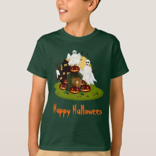Happy Halloween Spuk Szene T-Shirt