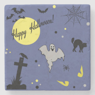 Happy Halloween Steinuntersetzer