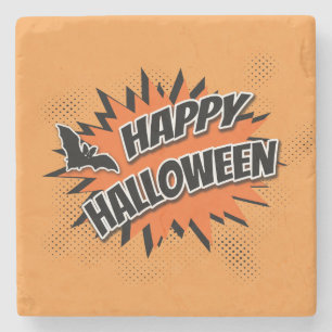 Happy Halloween Steinuntersetzer