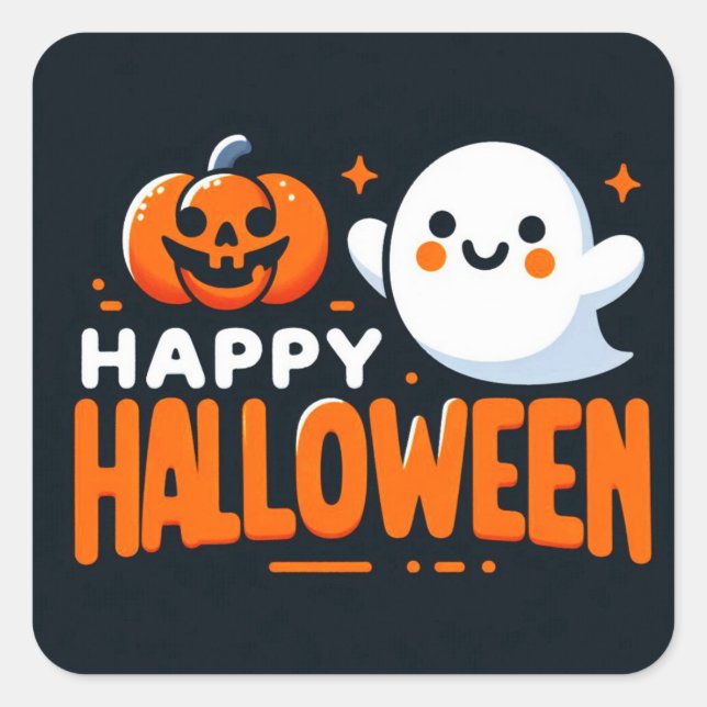 Happy Halloween Stickers (Vorderseite)