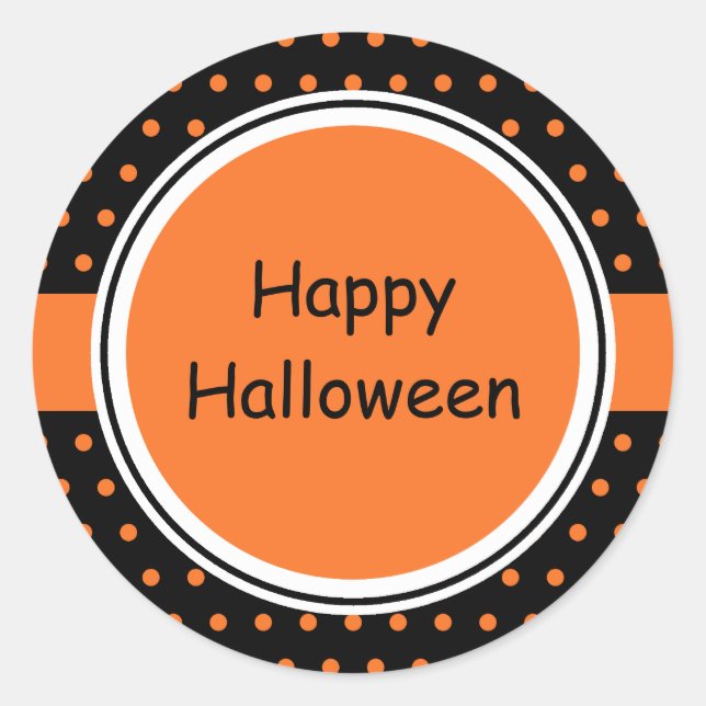 Happy Halloween Stickers (Vorderseite)