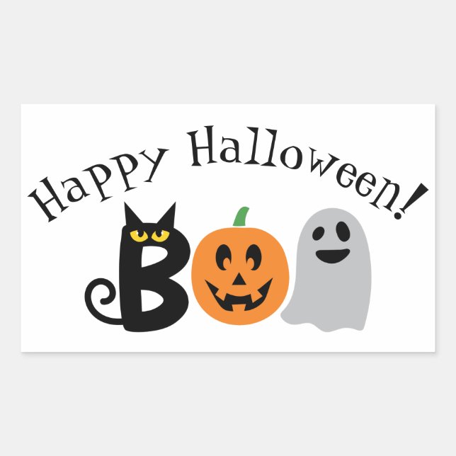 Happy Halloween Stickers (Vorderseite)