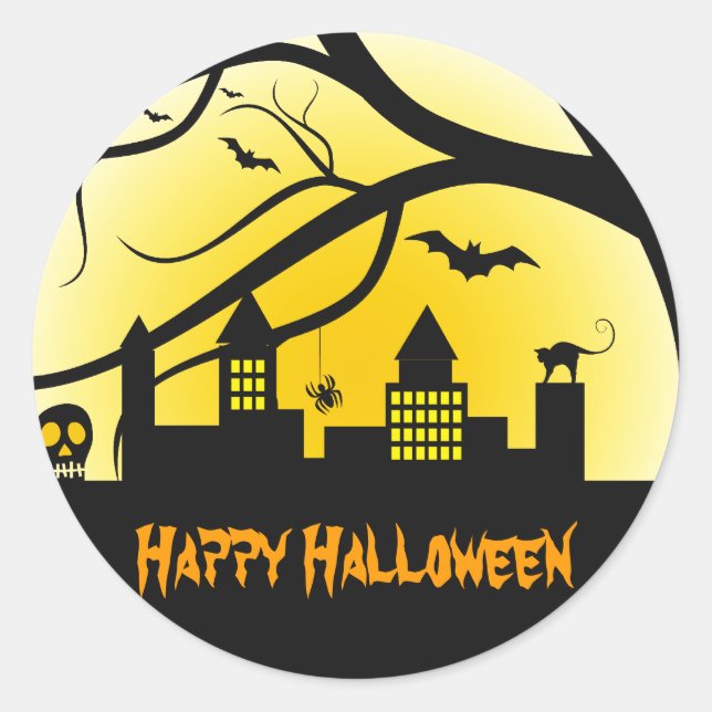Happy Halloween Stickers (Vorderseite)