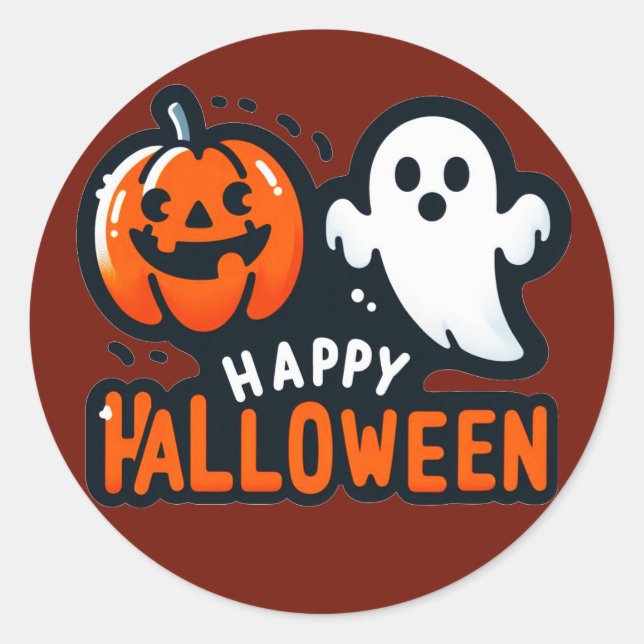 Happy Halloween Stickers (Vorderseite)