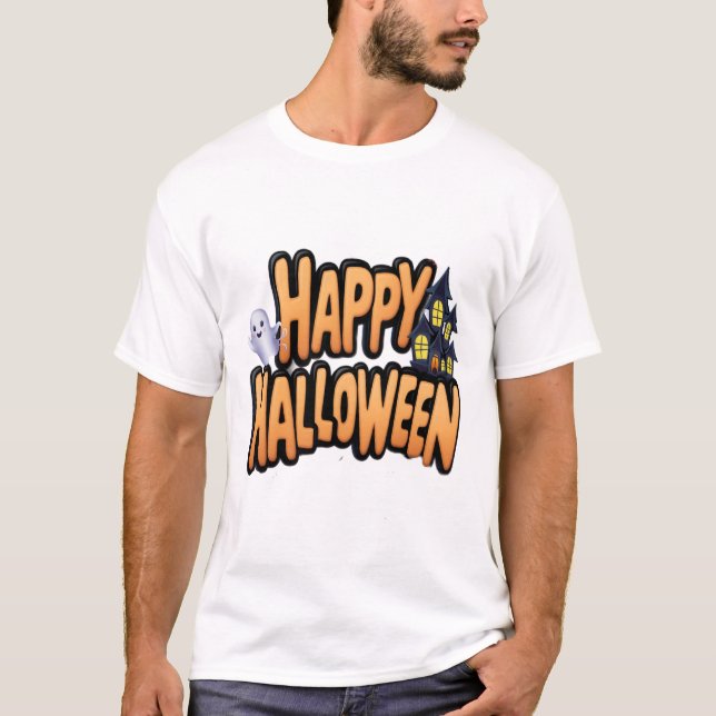 Happy Halloween  T-Shirt (Vorderseite)