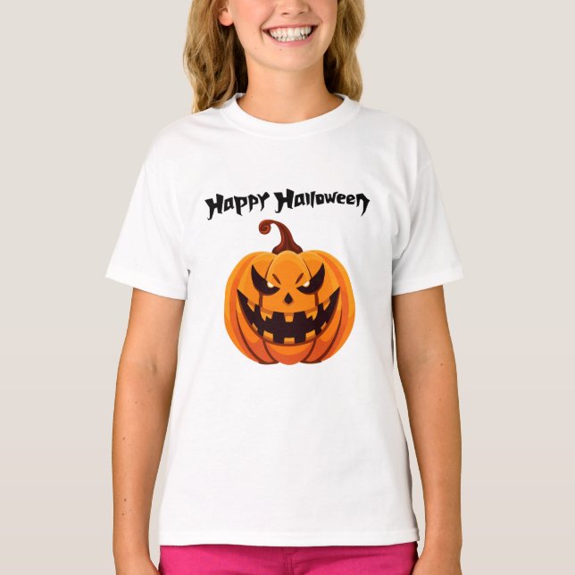 Happy Halloween T - Shirt (Vorderseite)