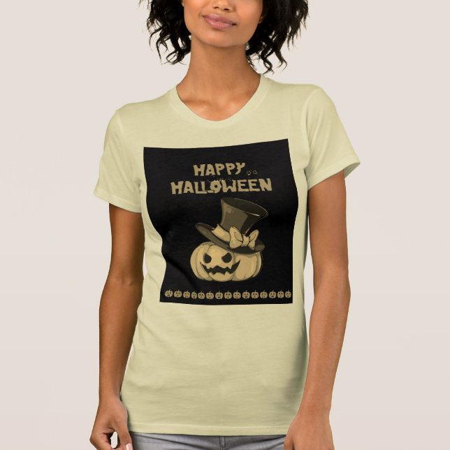 Happy halloween T - Shirt (Vorderseite)