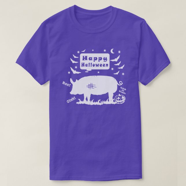 Happy Halloween T-Shirt (Design vorne)