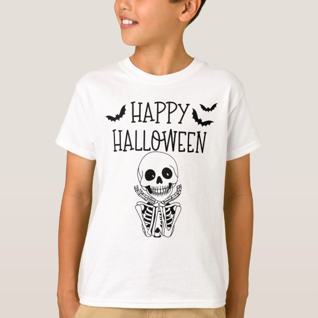 Happy Halloween T - Shirt (Vorderseite)