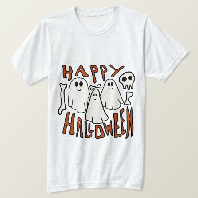 Happy Halloween T-Shirt (Design vorne)