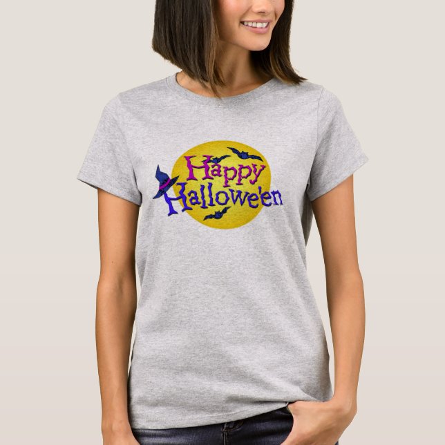 Happy Halloween T - Shirt (Vorderseite)