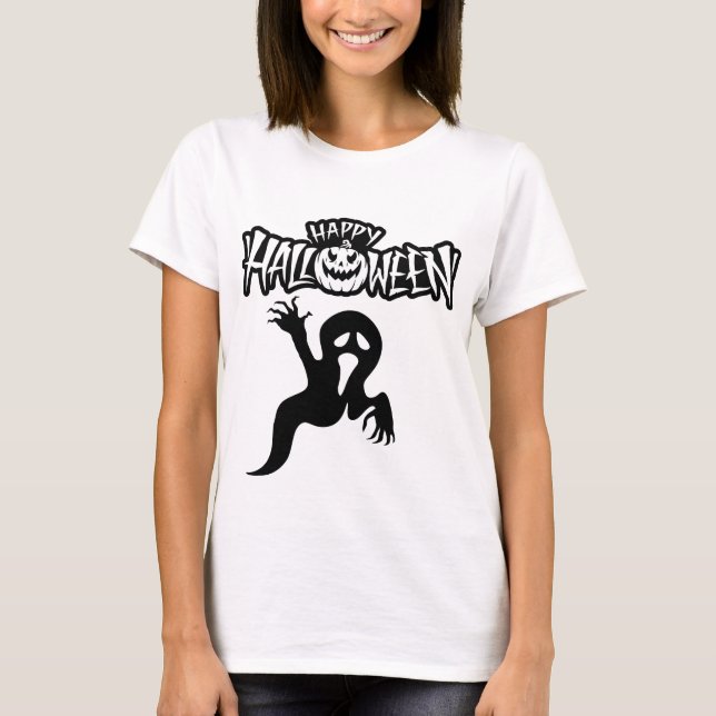 Happy Halloween T - Shirt (Vorderseite)