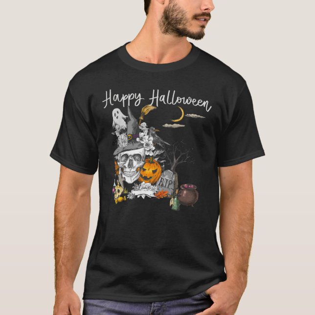 Happy Halloween T-Shirt (Vorderseite)