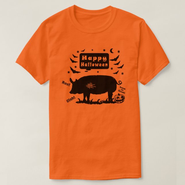Happy Halloween T-Shirt (Design vorne)