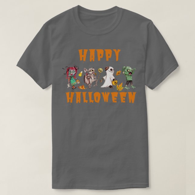 Happy Halloween T-Shirt (Design vorne)