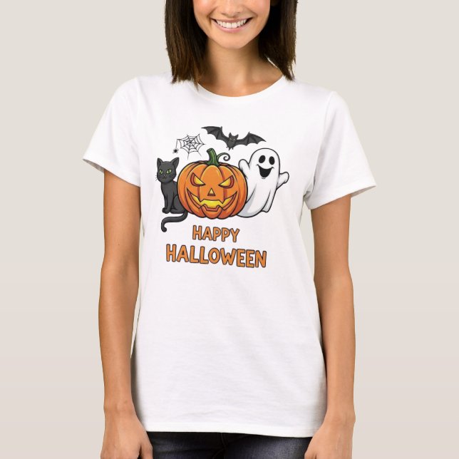 Happy Halloween T-Shirt (Vorderseite)