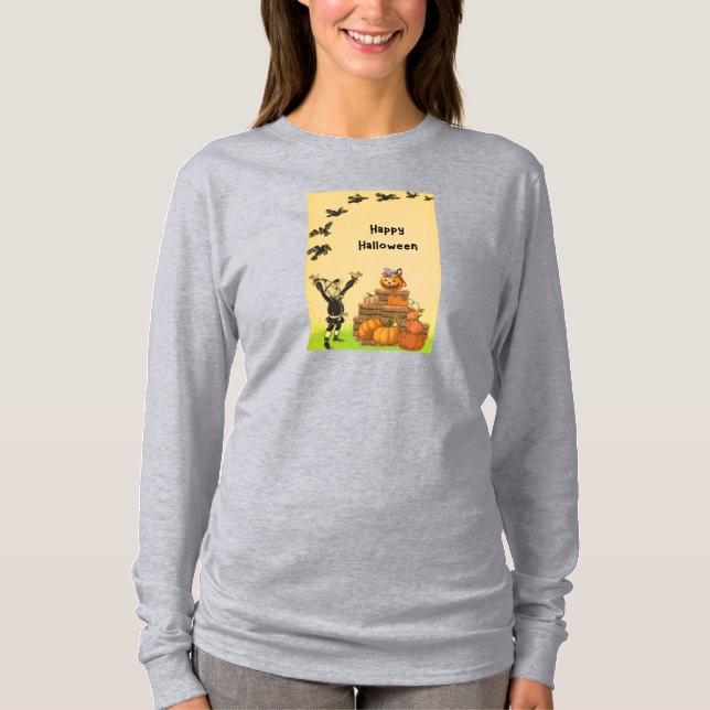 Happy Halloween T - Shirt (Vorderseite)