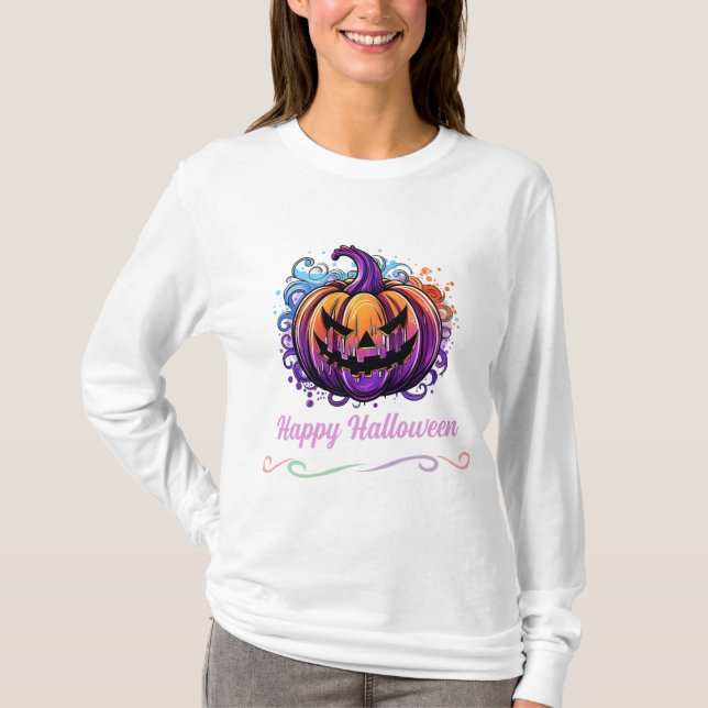 Happy Halloween T-Shirt (Vorderseite)