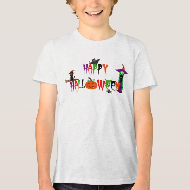 Happy Halloween T - Shirt (Vorderseite)