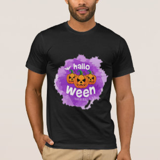 Happy Halloween T - Shirt trendy und niedlich