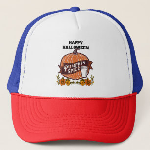 Happy Halloween T - Shirt Truckerkappe