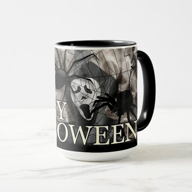 Happy Halloween Tasse (VorderseiteRechts)