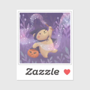 Happy Halloween: Teddy the Hexe Aufkleber