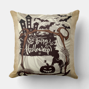 Happy Halloween, Throw Kissen